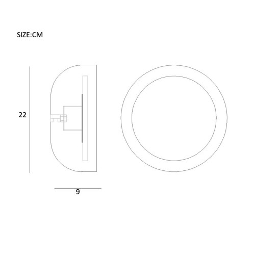 Настенный светильник ImperiumLoft Loke01 208719-26