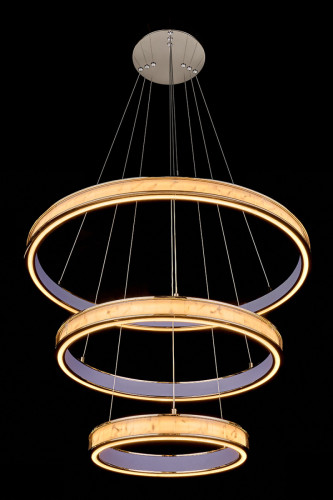 Подвесная люстра LEON Christine LE7702/800-3K Black Chrome