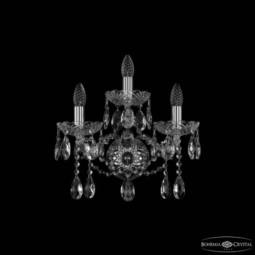 Настенное бра Bohemia 1413 1413B/2+1/165/XL Ni