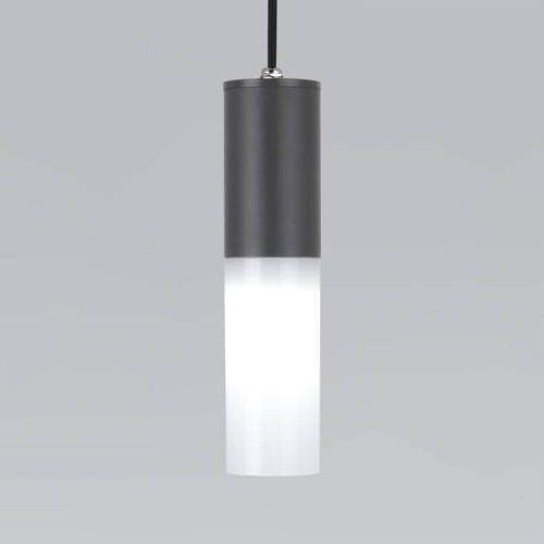 Уличный подвесной светильник Elektrostandard Glas 5602 TECHNO серый