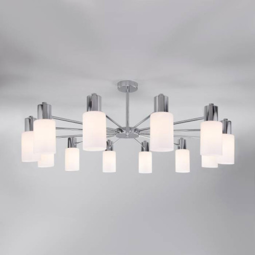 Потолочная люстра Eurosvet Vegga 70160/12 хром Smart