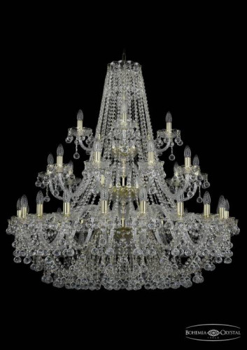 Подвесная хрустальная люстра 1409 Bohemia 1409/20+10+5/400/3d G