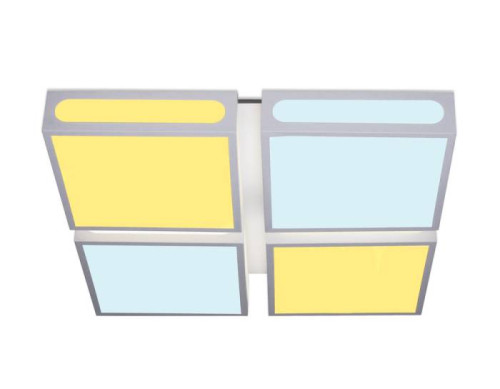 Потолочный LED светильник Ambrella Orbital Crystal Sand FS1888 WH/SD 144W 4200K D520*520