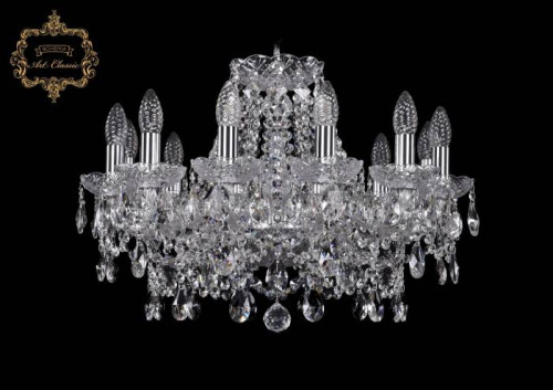 Подвесная хрустальная люстра 11.25 Art Classic 11.25.12.200.Cr.Sp