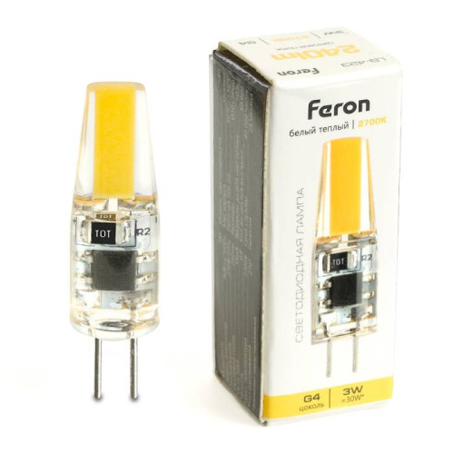 Светодиодные лампочки Feron 51167 (G4)  (3Вт)  (2700K) 
