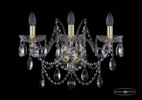 Настенное бра Bohemia 1411 1411B/3/195/XL/G