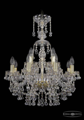 Подвесная хрустальная люстра 1409 Bohemia 1409/8+4/195/XL-68 G