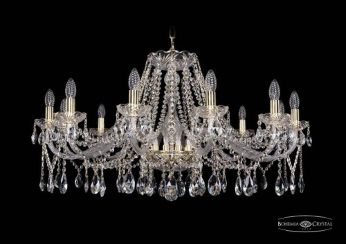 Подвесная хрустальная люстра 1413 Bohemia 1413/12/360 G