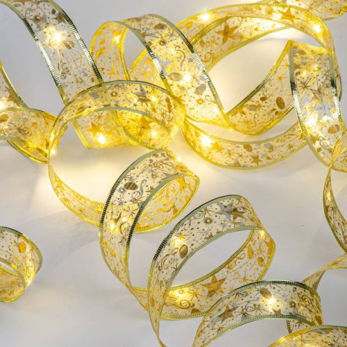 Гирлянда Uniel ULD-S1000-100/SCB/3AA WARM WHITE IP20 RIBBON