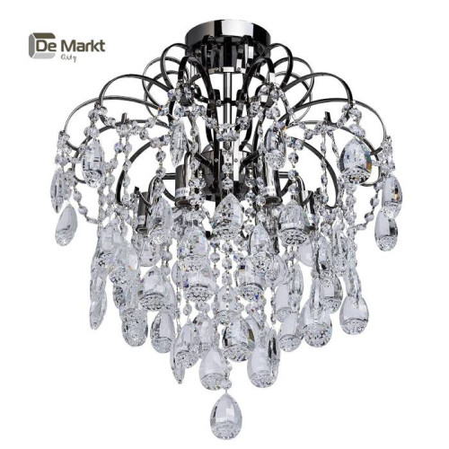 Потолочная хрустальная люстра De Markt Бриз 464017206