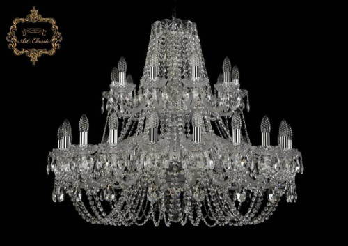 Подвесная хрустальная люстра 11.11 Art Classic 11.11.20+10.360.2d.Cr.Sp