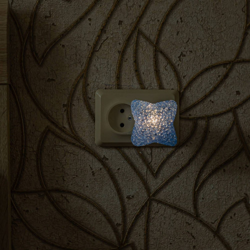 Детский ночник Uniel DTL-309-Звездочка/BLUE/1LED/0,1W