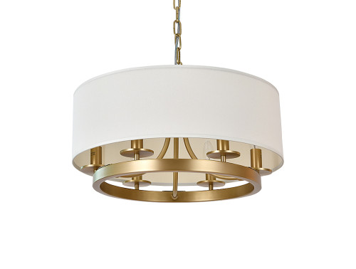 Подвесная люстра Newport Sara 3556/С brass
