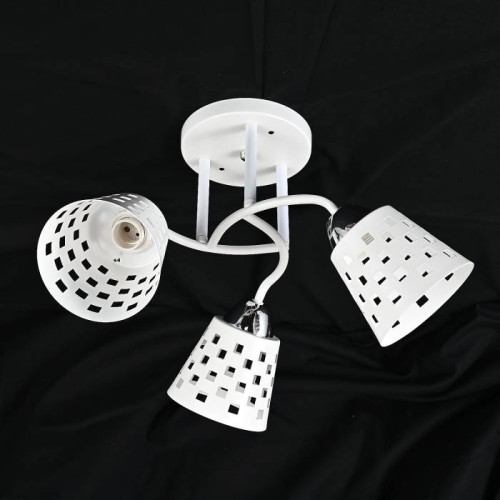 Потолочная люстра ЭкономСвет 10087 10087/3WT+CR WT