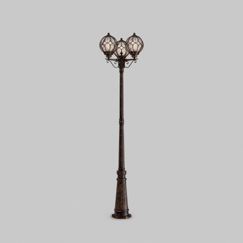 Столб фонарный уличный Maytoni Via O023FL-03G