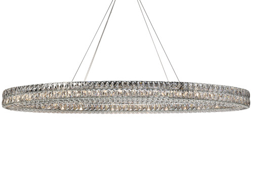 Подвесная люстра Newport Elizabeth 2 8550/160 C oval chrome