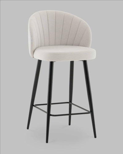 Полубарный стул Stool Group vd-hanningem-pf-silver