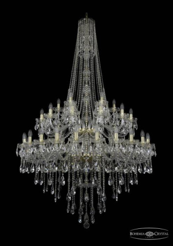 Подвесная хрустальная люстра 1415 Bohemia 1415/24+12+6/460/h-213/2d G