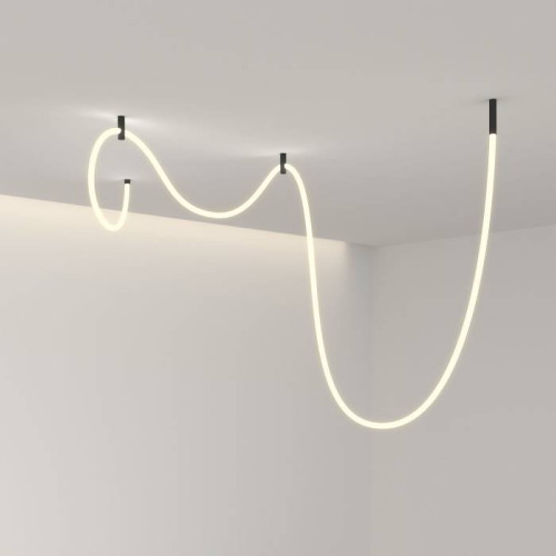 Светодиодный шнур Elektrostandard Full light Гибкий неон 336Led 12W IP20 3000K Full light круглый теплый белый, 5 м (24V 12W 336Led 2835 IP20)