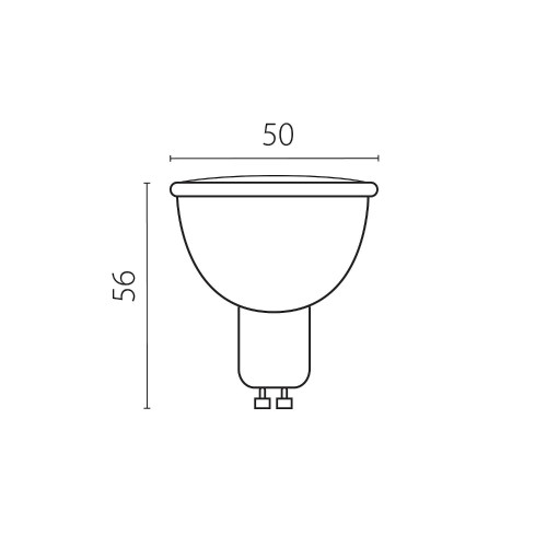 Светодиодные лампочки Lightstar 942254 (GU10)  (5Вт)  (4000K) 