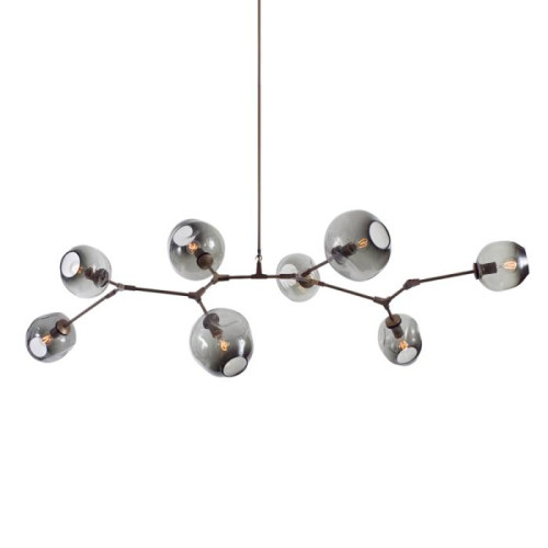 Подвесная люстра Delight Collection Bubble 7058/8 black/smoky