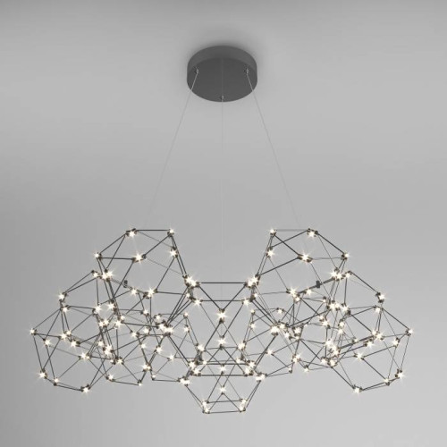 Подвесная люстра Eurosvet Uma 90169/12 черный жемчуг