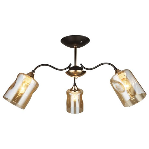 Люстра потолочная 3*60Вт E27 MD.4052-3-S COFFEE+FGD