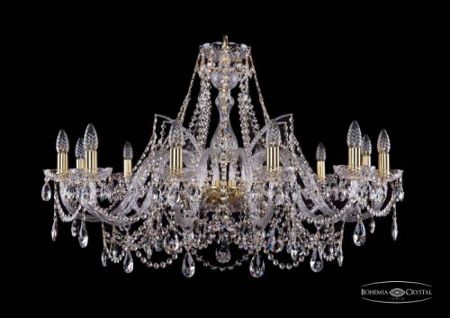 Подвесная хрустальная люстра 1411 Bohemia 1411/12/360 G