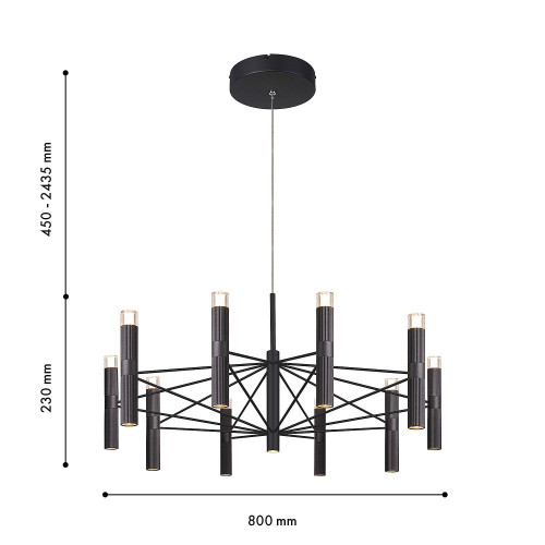 Подвесная люстра Favourite Blick 4758-10P