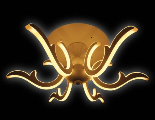 Потолочная люстра с пультом Orbital Klassika Ambrella FK77/6 WH 200W D720