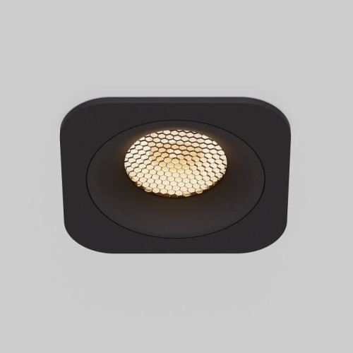 Встраиваемый светильник Elektrostandard Tetro 15276/LED 10W 3000K черный IP44