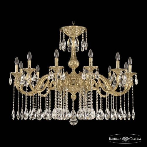 Подвесная хрустальная люстра 7101 Bohemia 71101/12/360 A G