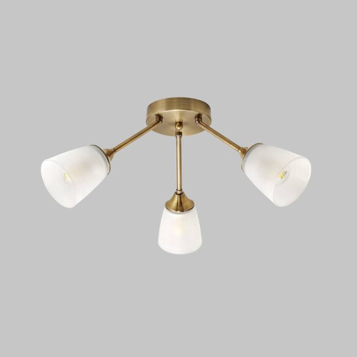 Люстра потолочная, 3*E27, бронза MD.2168-3-S-AB