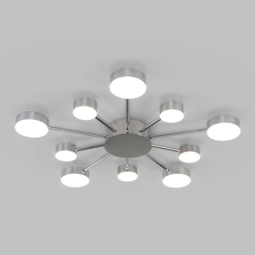 Потолочная люстра Eurosvet Nitrino 90242/10 хром