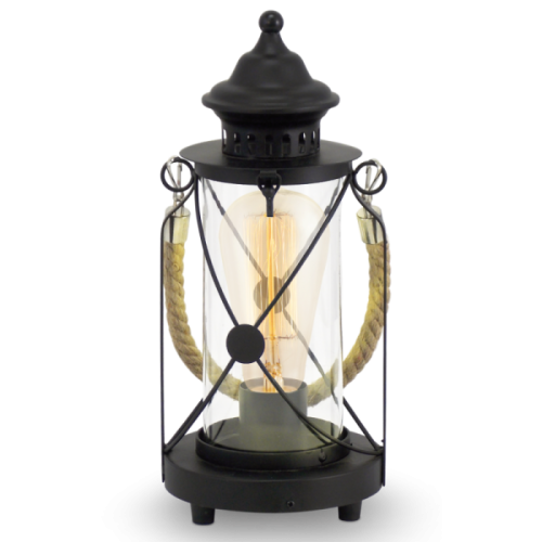 Настольная лампа с веревками Vintage 49283 Eglo