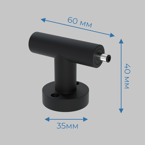 I - соединитель настенно-потолочный монтаж 24В, осветительной системы THIN&SMART, Черный IL.0060.4007-BK