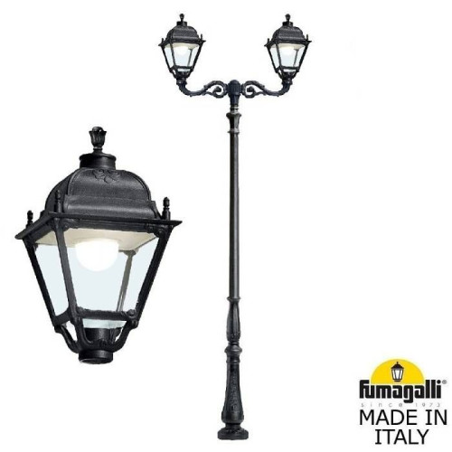 Столб фонарный уличный Fumagalli Simon U33.205.M20.AXH27