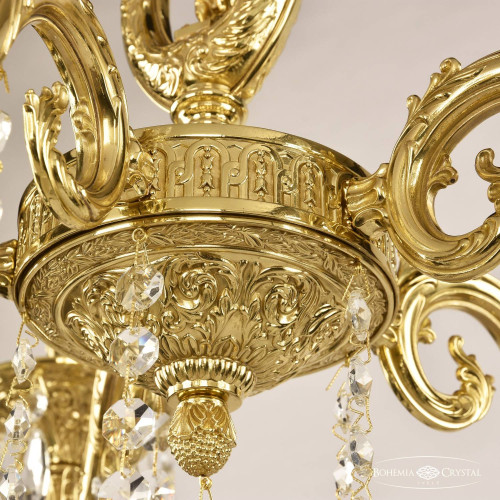 Подвесная хрустальная люстра 7101 Bohemia 71401/5/175 A G FA10S