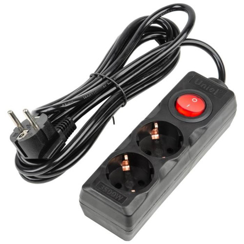 Удлинитель Uniel Ultra S-GCU2-3B BLACK