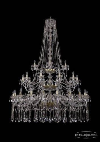Подвесная хрустальная люстра 1413 Bohemia 1413/20+10+5/530/h-201/3d G