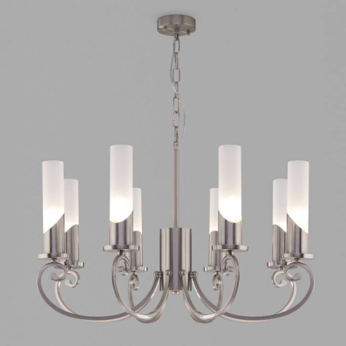 Подвесная люстра Eurosvet Banci 60117/8 никель Smart