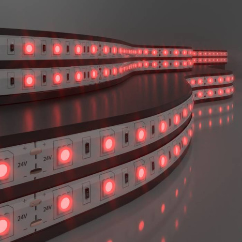 LED лента Elektrostandard 24V 14,4W IP65 Лента светодиодная 60Led 14,4W IP65 красный (5050 24V 60Led 14,4W IP65) a052974