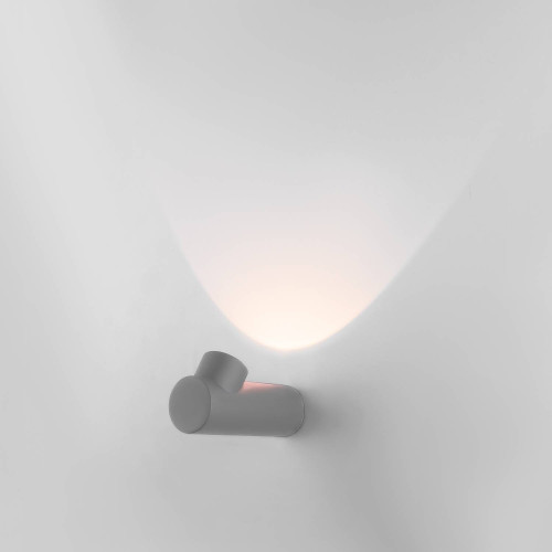 Уличный настенный светильник Elektrostandard Ray Ray LED серый (35134/W)