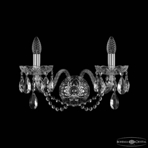 Настенное бра Bohemia 1402 1402B/2/195/XL Ni