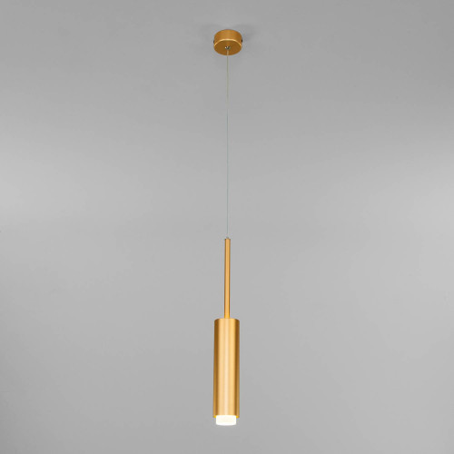 Светильник подвесной Eurosvet Dante 50203/1 LED матовое золото