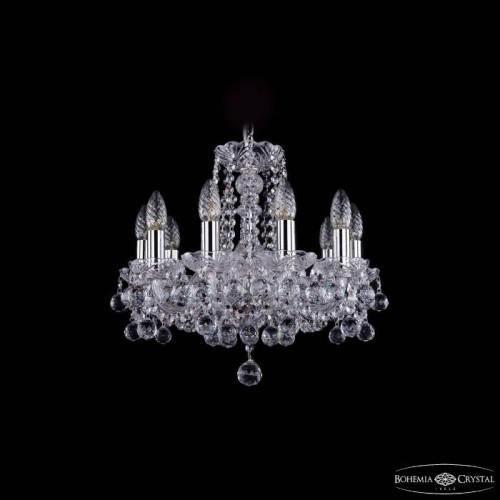 Подвесная хрустальная люстра 1402 Bohemia 1402/10/141 Ni Balls
