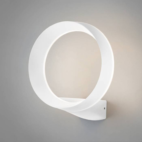 Уличный настенный светильник Elektrostandard Ring 1710 TECHNO LED Ring белый