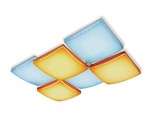 Потолочный LED светильник Ambrella Orbital Parus FP2326 WH 192W D720*480