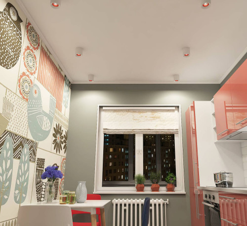 Накладной светильник Denkirs Dk3020Wrd DK3090-WH+RD