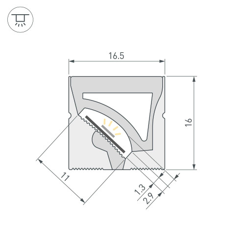 Профиль Arlight Wph 059570